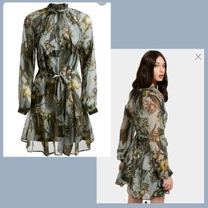 New Guess Veronica Chiffon Dress
